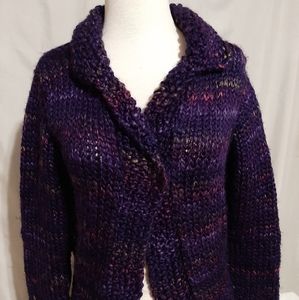 Handmade purple cardigan
